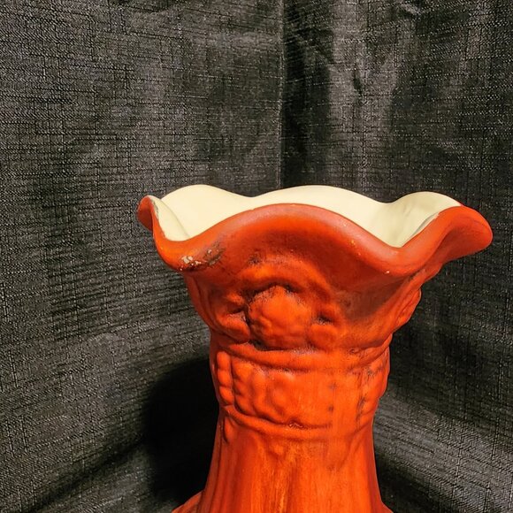 Ornate Red Decorative Vase VTG - Picture 4 of 8